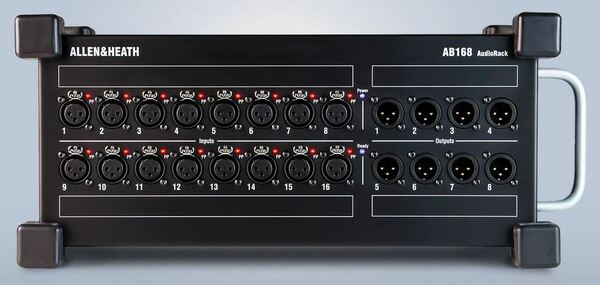 16 X 8 PORTABLE AUDIORACK, DSNAKE I/O FOR EXPANSION, 48KHZ /WORKS WITH QU, SQ, AHM, & AVANTIS MIXERS